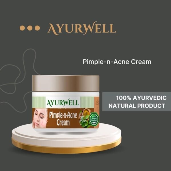 AyurWell Anti Acne Cream, Anti Pimple Treatment - Image 2