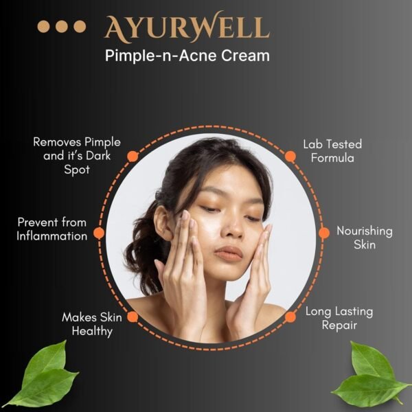 AyurWell Anti Acne Cream, Anti Pimple Treatment - Image 4